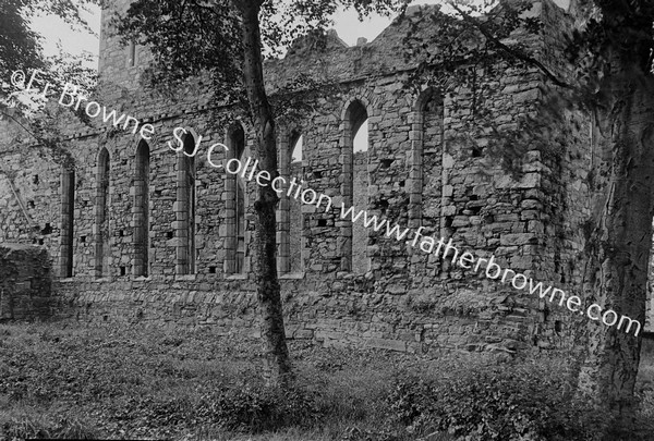 ABBEY DOMINICAN PRIORY S.WALL OF CHANCEL SHOWING LANCET WINDOW